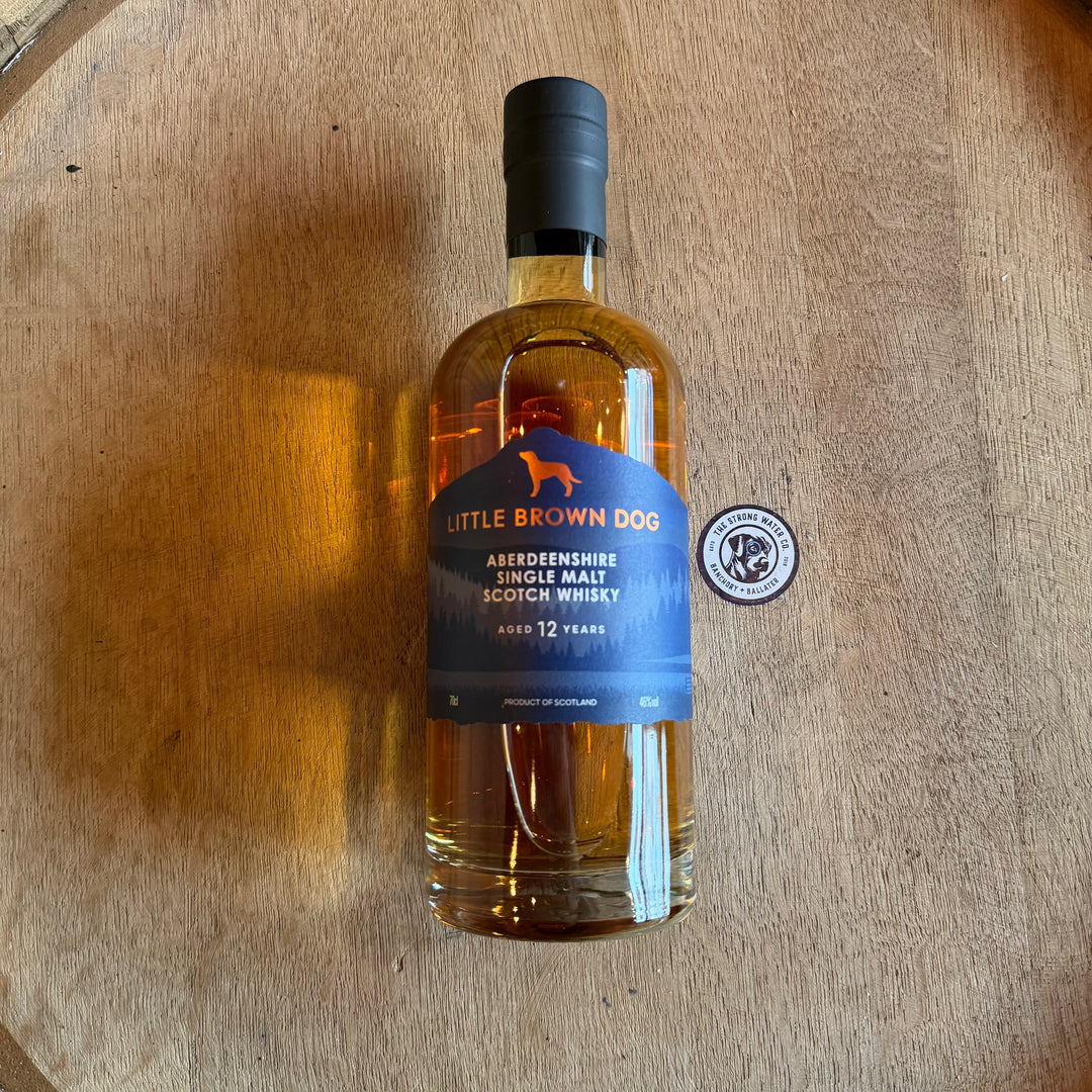 Little Brown Dog Aberdeenshire Single Malt 12 Year Old Batch One Highland whisky bottle