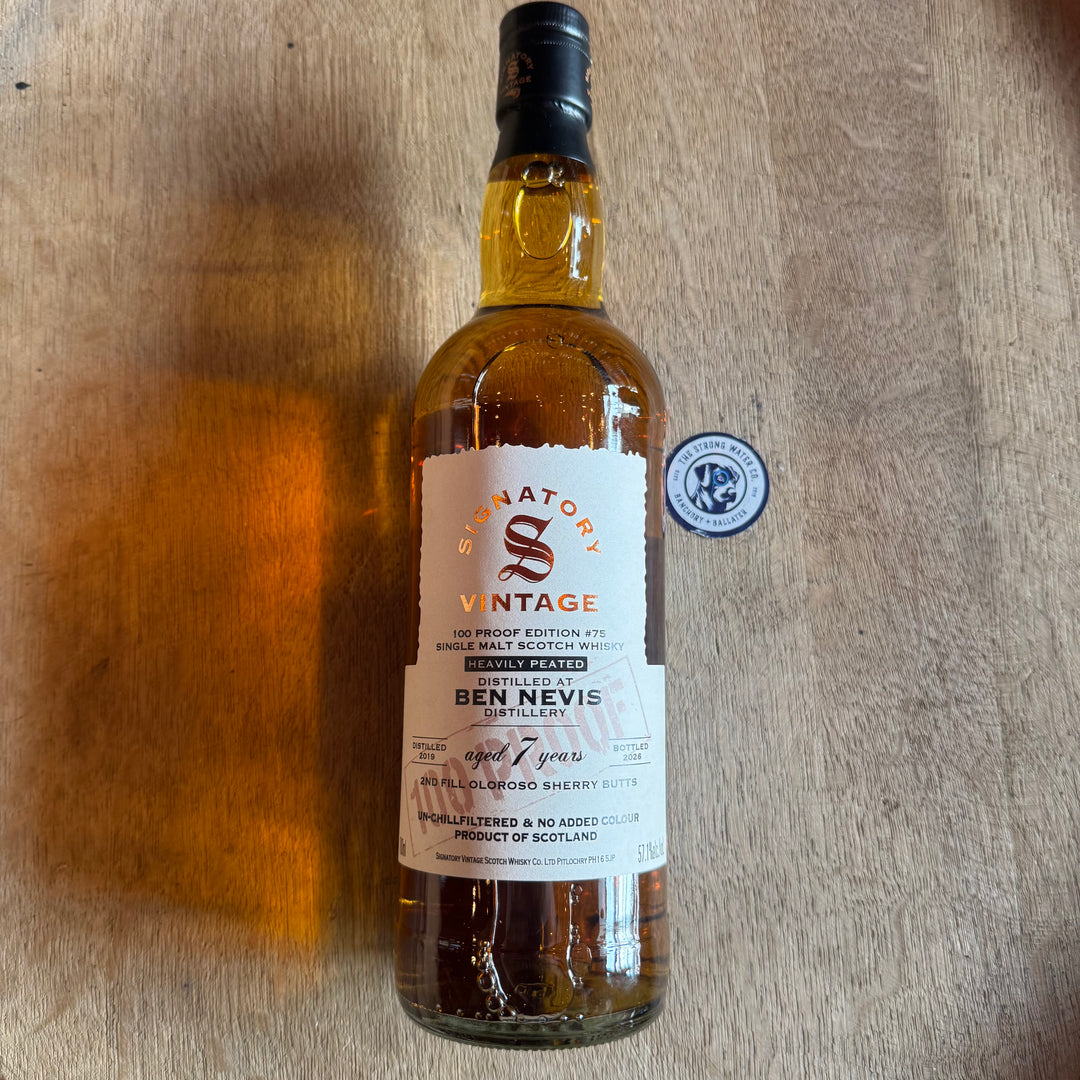 Smoky Ben Nevis whisky available in Ballater and Banchory Whisky Shop