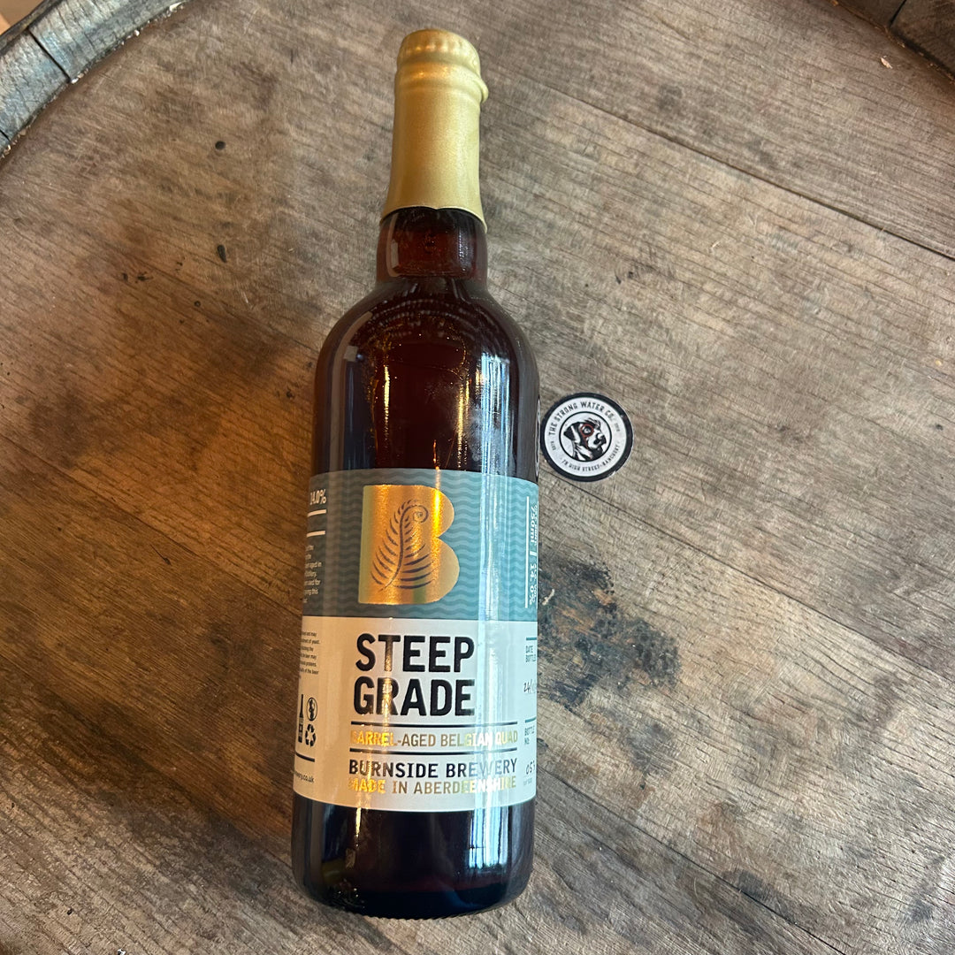 Steep Grade - Barrel-aged Belgian Quad 750ml - Burnside Brewery