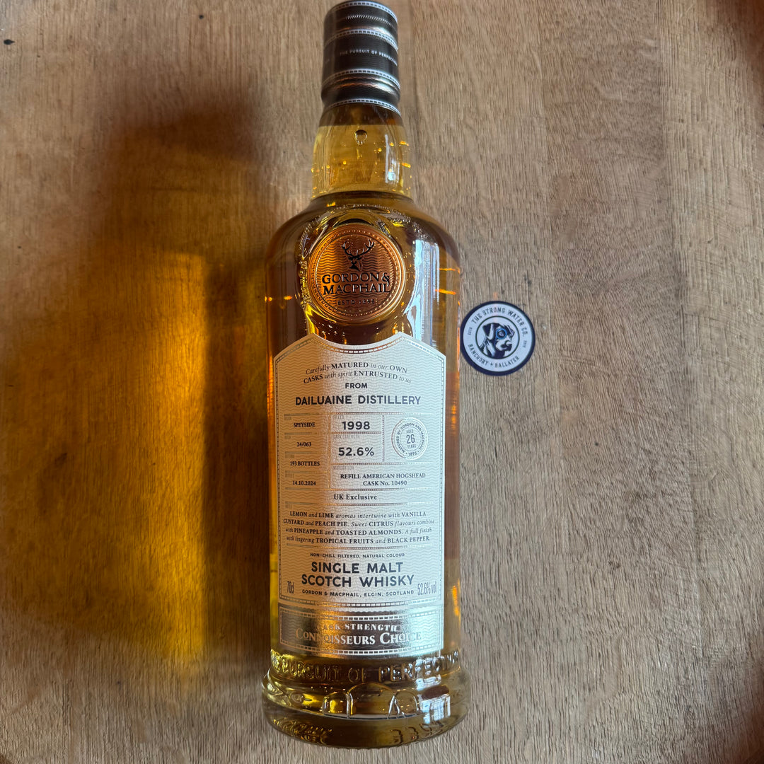Bottle of Dailuaine distillery single malt Scotch whisky | The Strong Water Co 