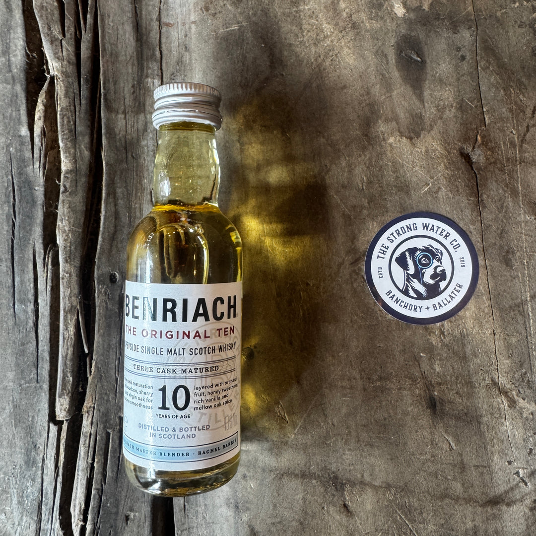 Benriach The Original Ten Speyside single malt Scotch whisky mini bottle 5cl