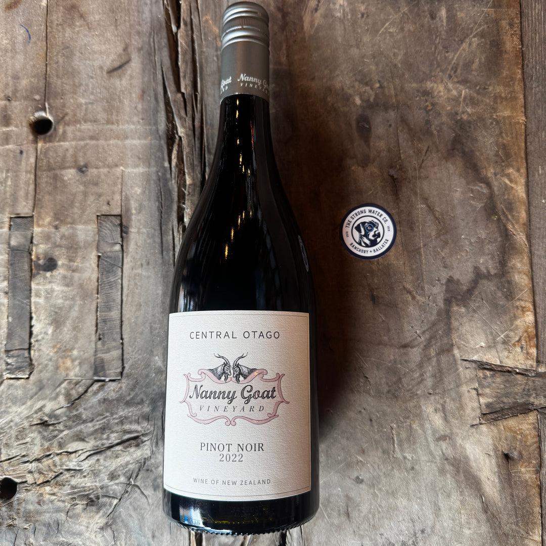 Nanny Goat Pinot Noir Central Otago red wine bottle and label