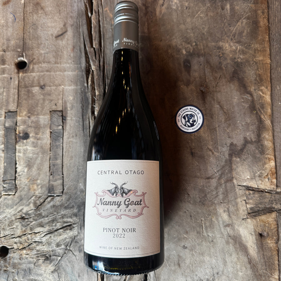 Nanny Goat Pinot Noir Central Otago red wine bottle and label