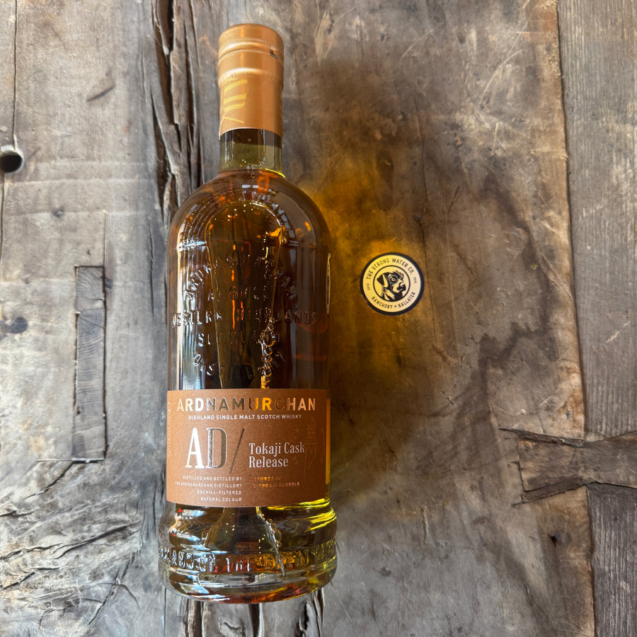 Ardnamurchan AD Tokaji Cask Release Scotch whisky bottle