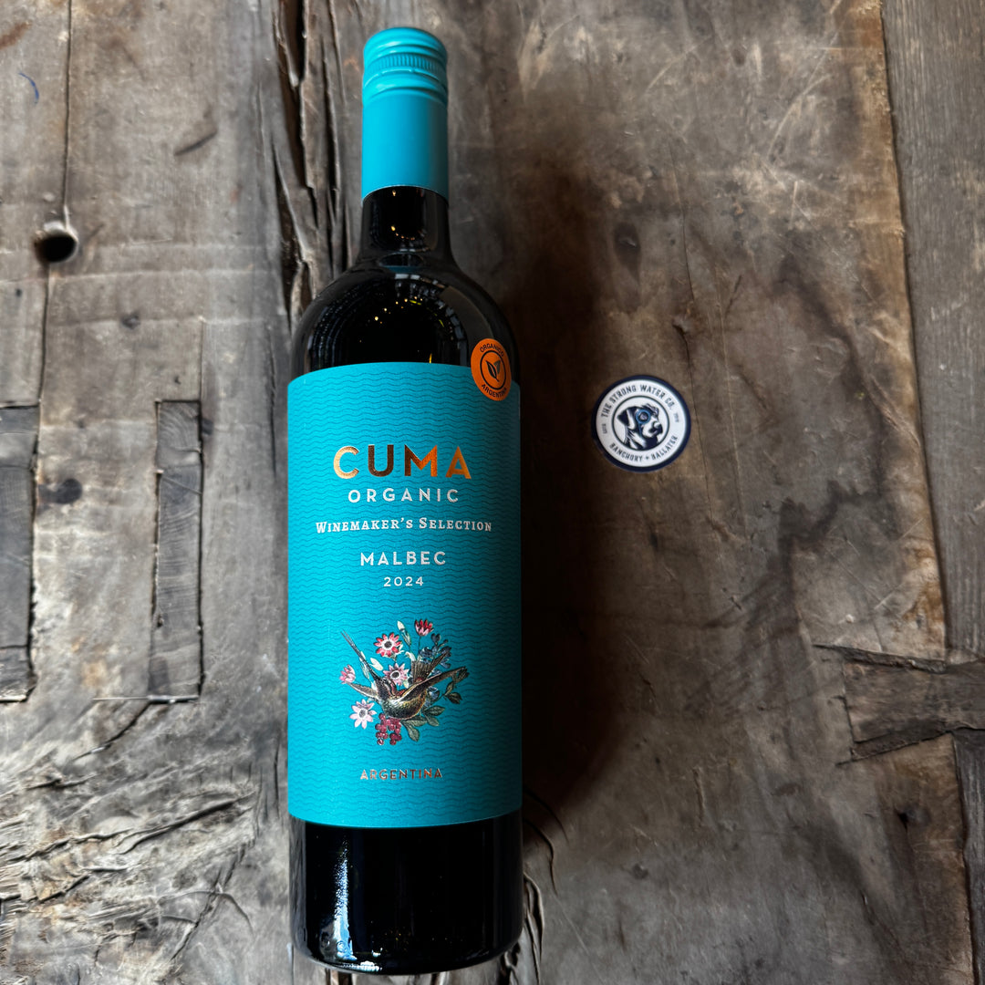 Cuma Organic Malbec Mendoza Argentine red wine bottle