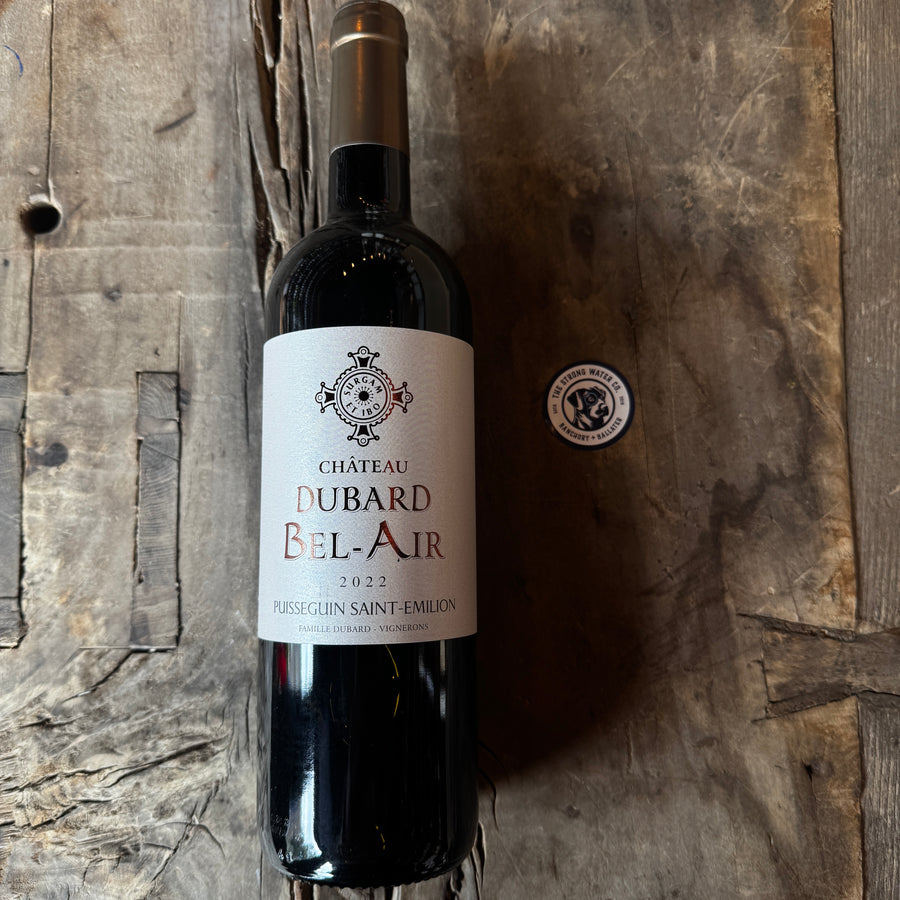 Château Dubard Bel-Air Puisseguin Saint-Émilion Bordeaux red wine bottle