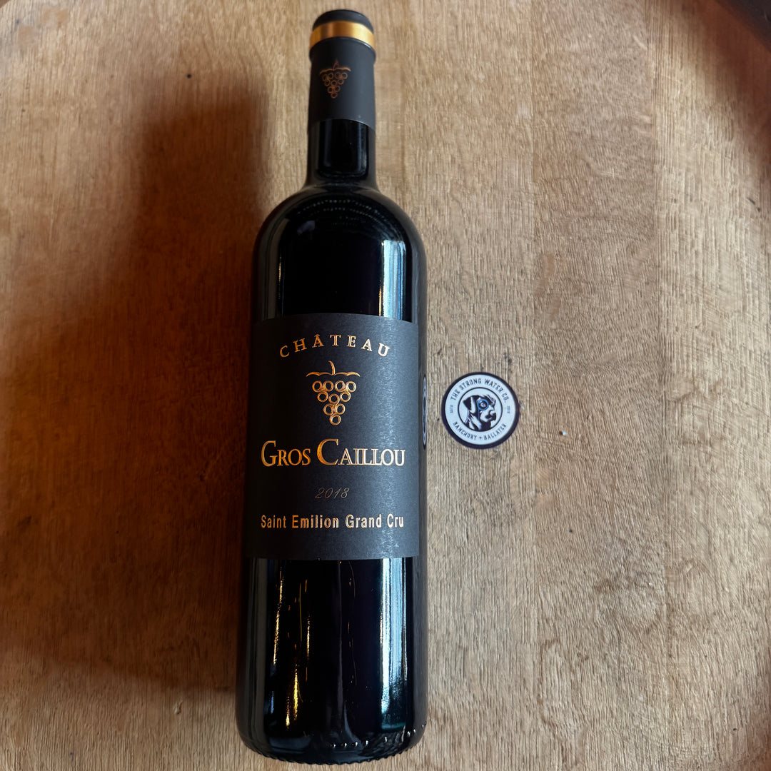 Château Gros Caillou Saint-Émilion Grand Cru Bordeaux red wine bottle