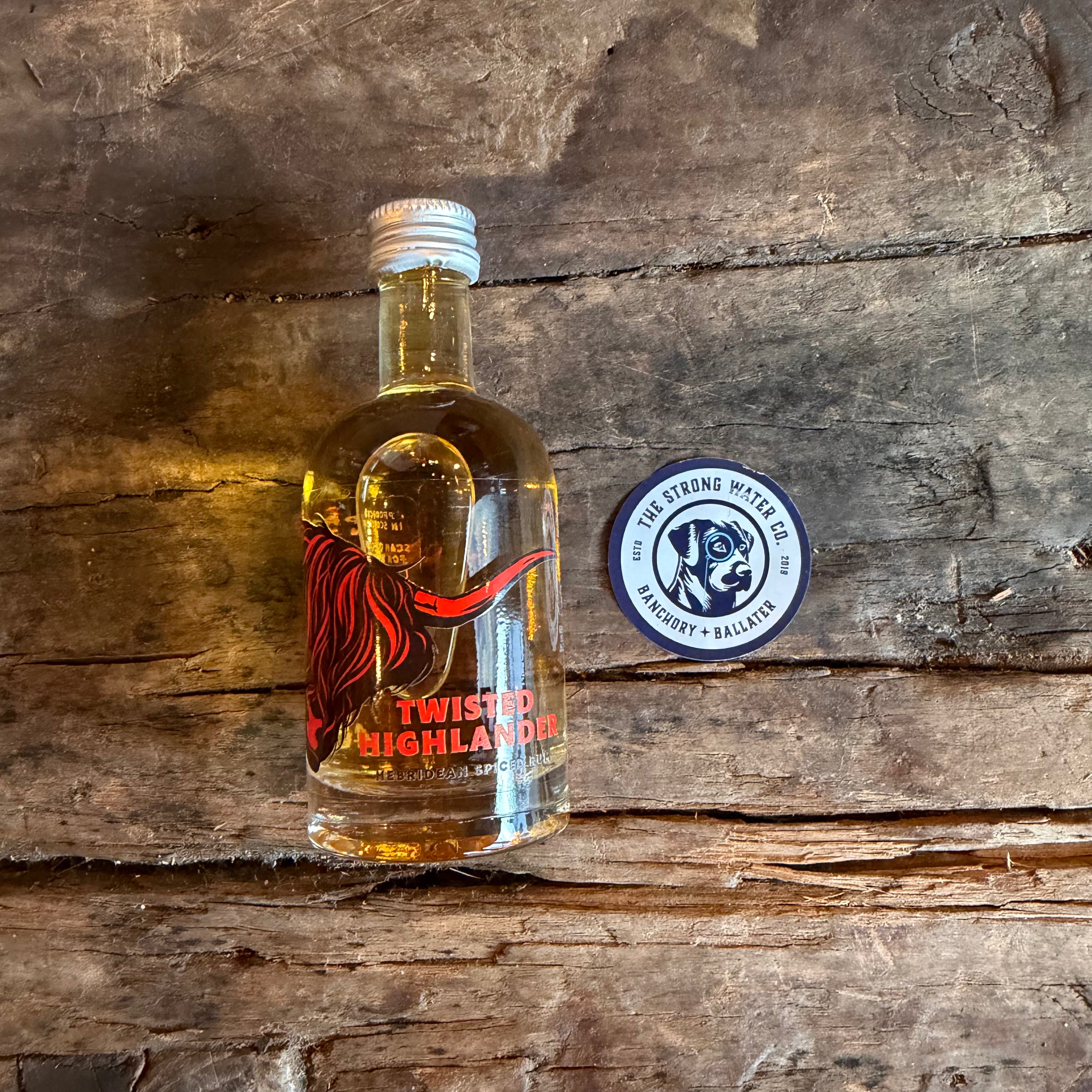 Twisted Highlander Hebridean Spiced Rum Mini | Isle of Coll Distillery ...