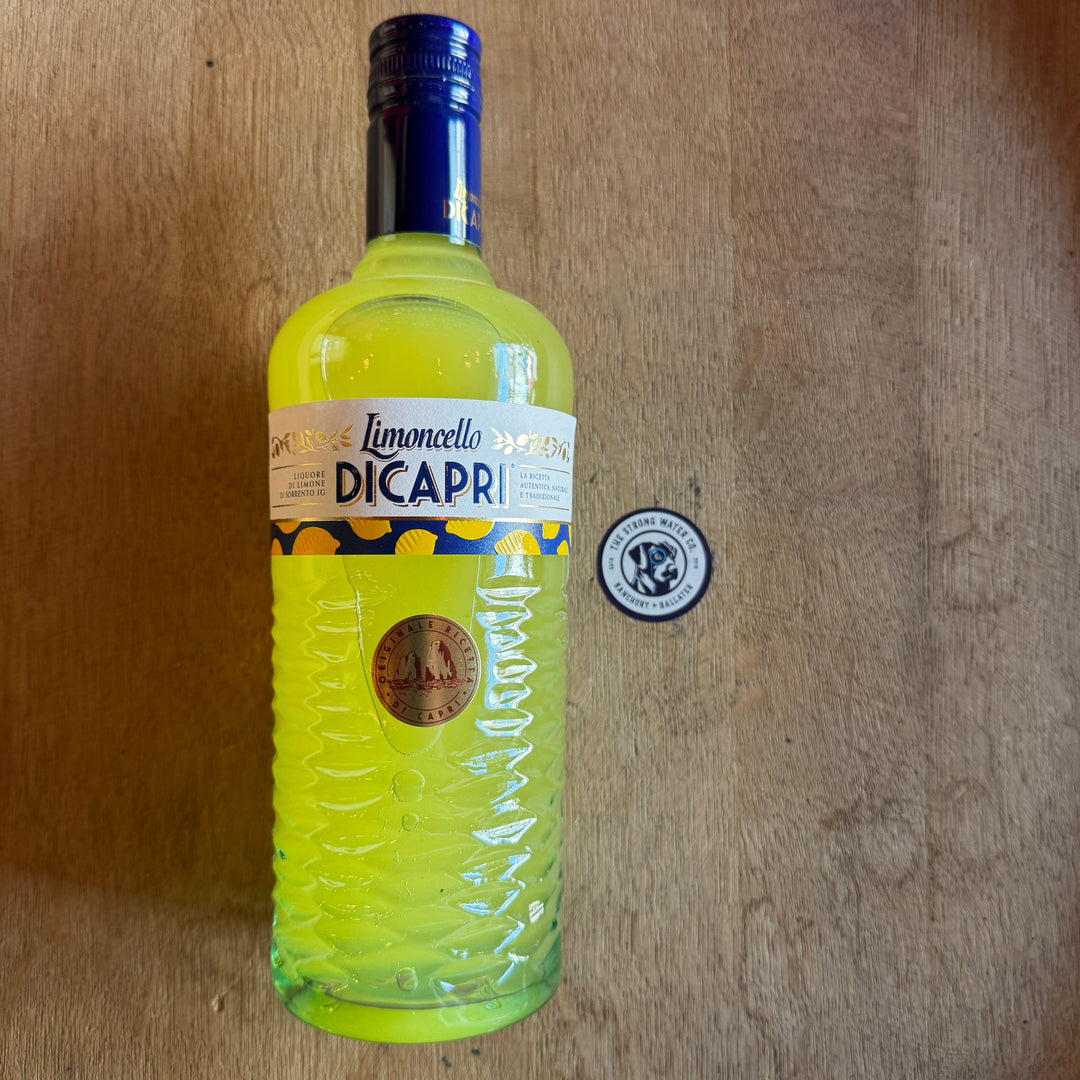 Limoncello di Capri Italian lemon liqueur bottle