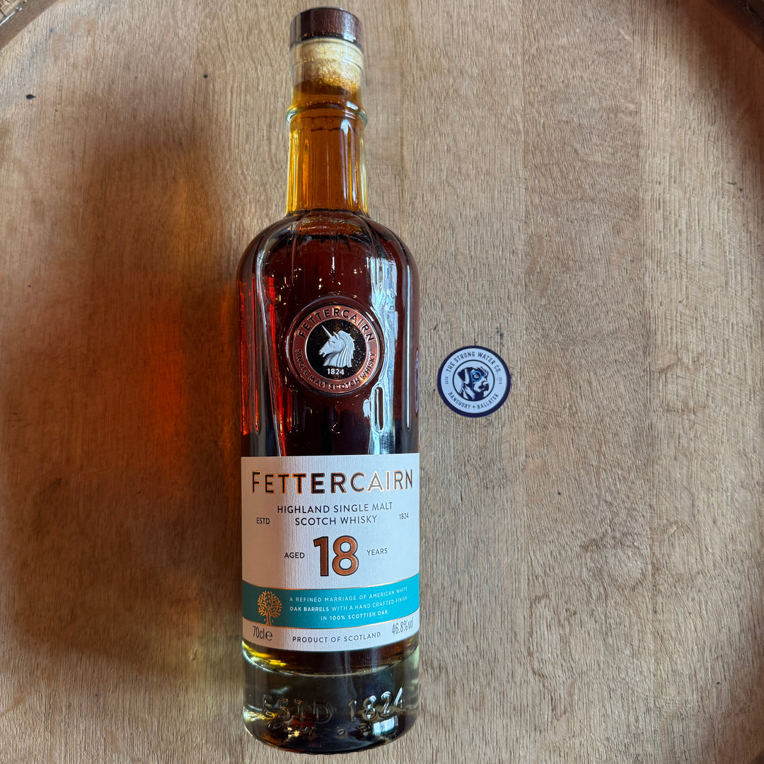 Fettercairn 18 year old whisky available Banchory Ballater whisky shop