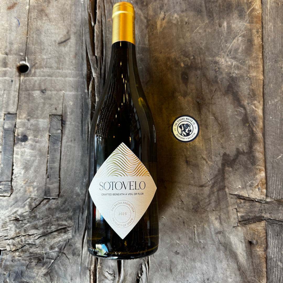 Sotovelo Palomino white wine from Spain bottle and label