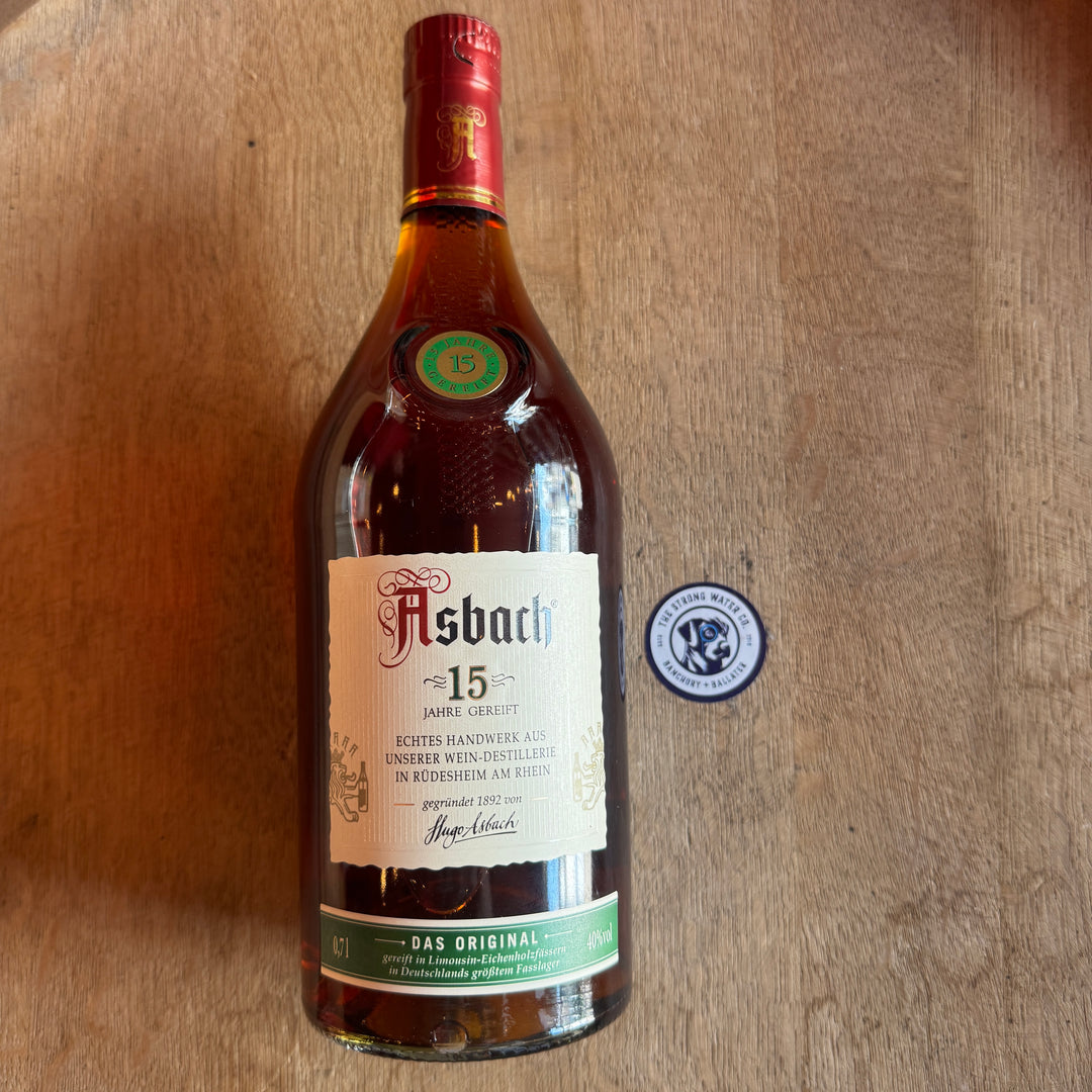 Asbach 15 Year Old German brandy bottle