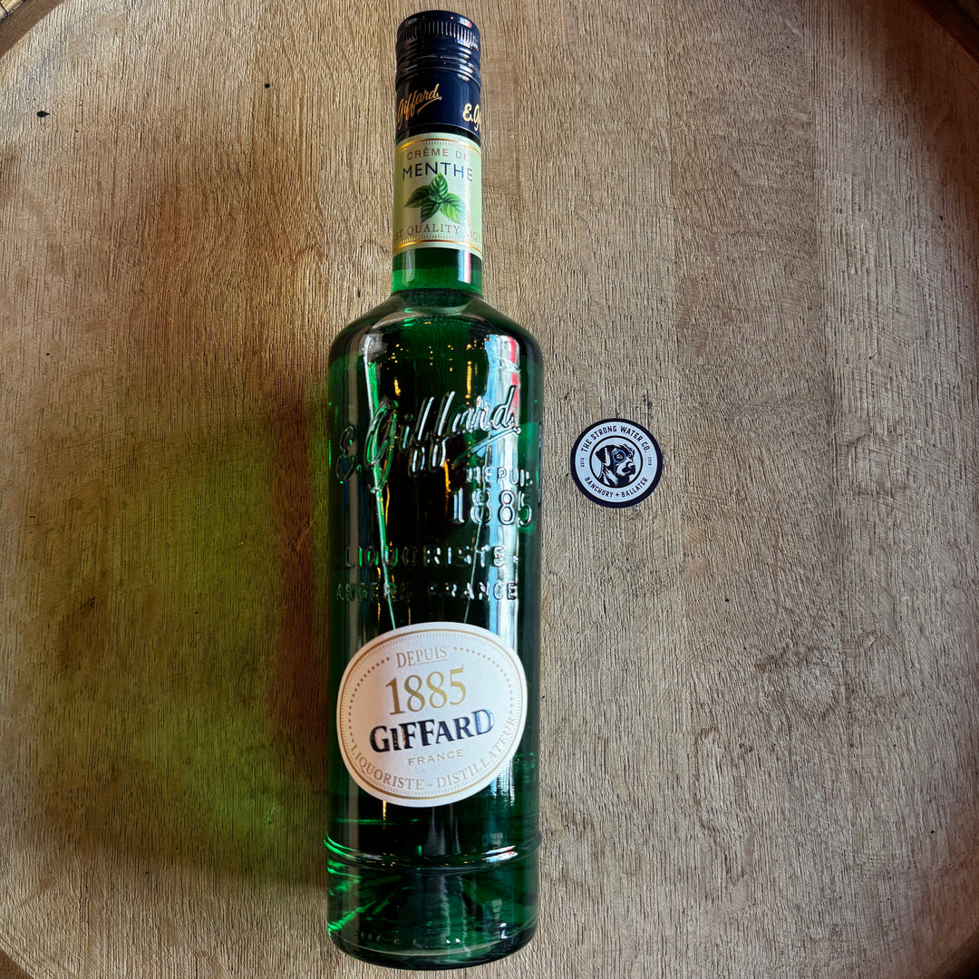 Giffard Crème de Menthe French mint liqueur bottle