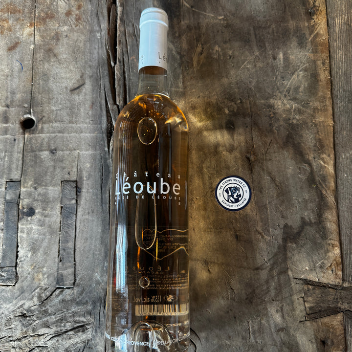 French rosé wine Château Léoube Côtes de Provence bottle