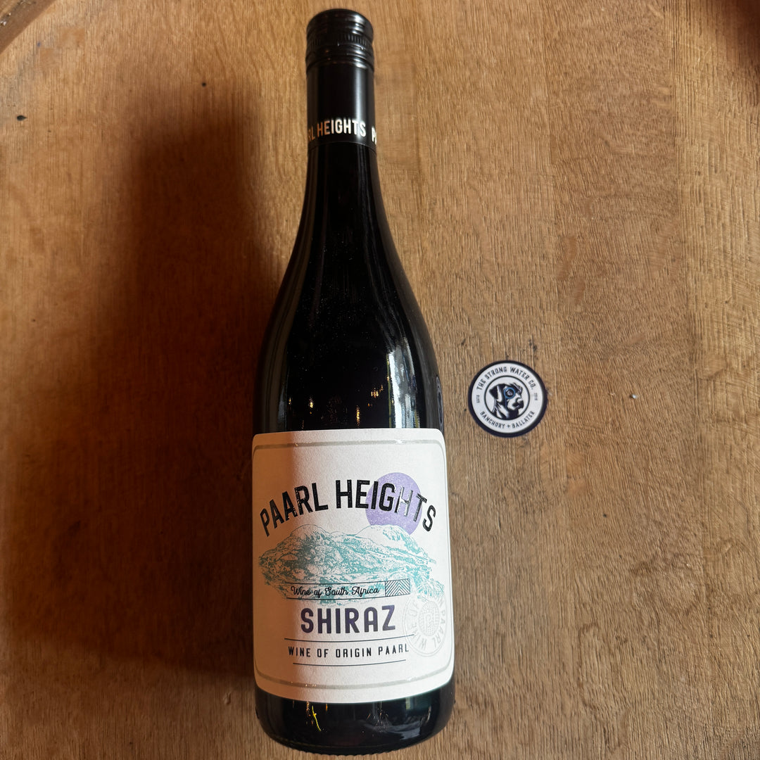 Paarl Heights Shiraz Western Cape South Africa red wine bottle