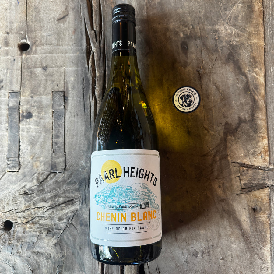 Paarl Heights Chenin Blanc South African white wine bottle