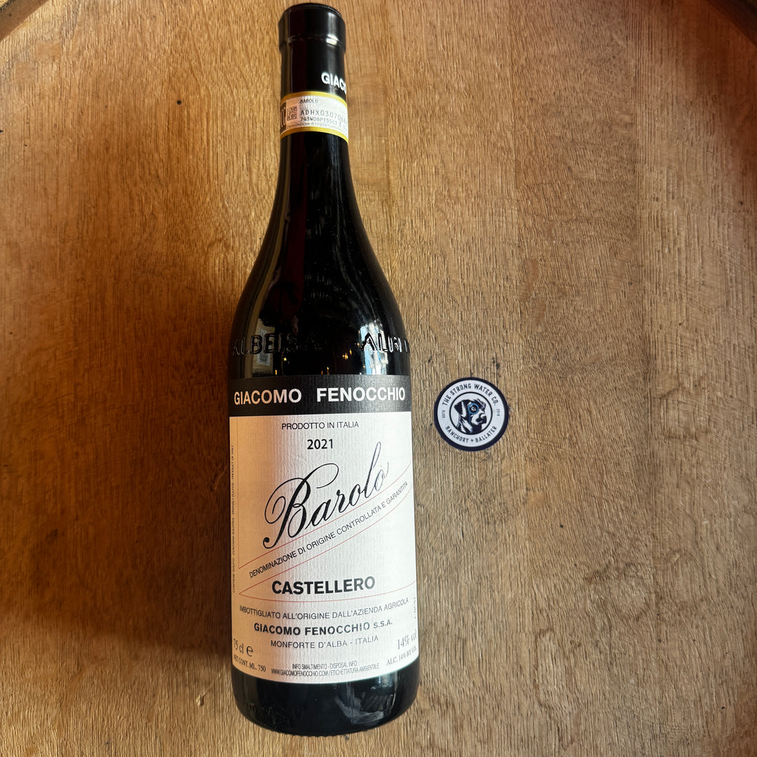 Giacomo Fenocchio Barolo Castellero 2021 Nebbiolo red wine bottle