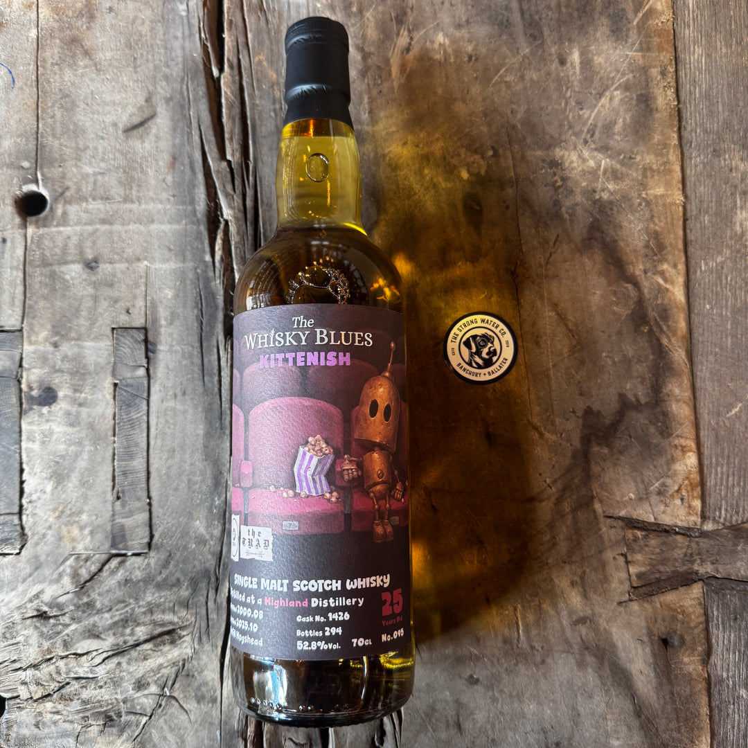 Kittenish Clynelish 25 Year Old Caol Ila Cask Finish Scotch whisky bottle