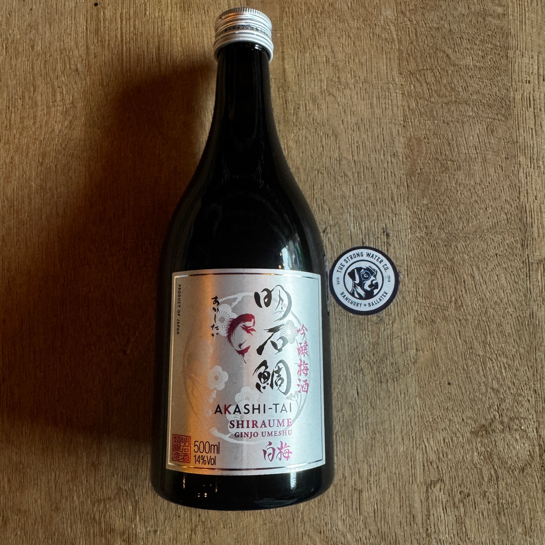 Akashi Shiraume Umeshu Japanese plum wine bottle