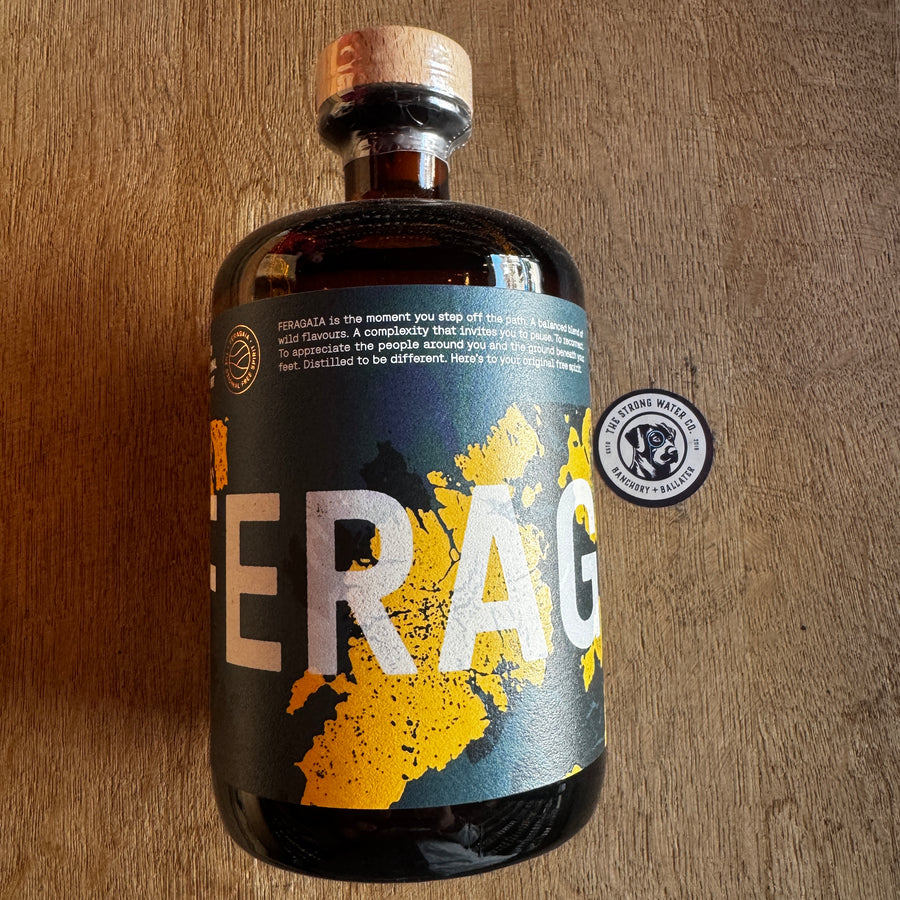 Feragaia non alcoholic spirit bottle Scottish alcohol free spirit