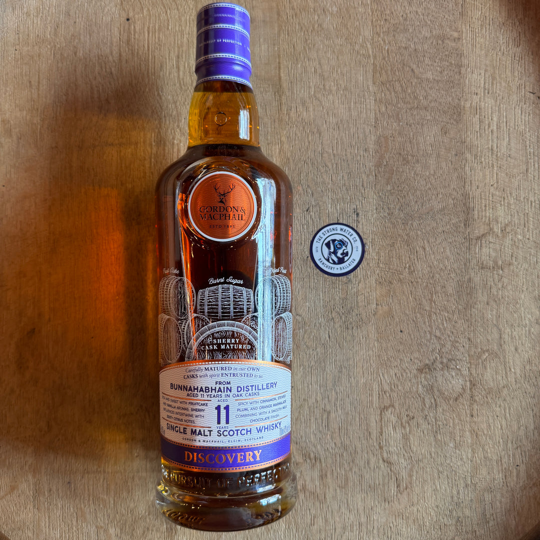 Bunnahabhain 11 Year Old Discovery Single Malt Scotch Whisky bottle