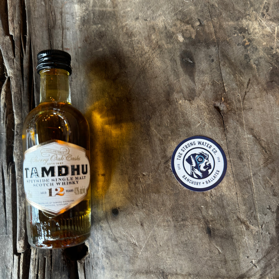 Tamdhu 12 Year Old Speyside single malt Scotch whisky mini bottle 5cl