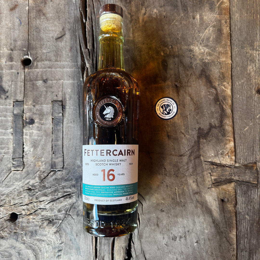 Fettercairn 16 Year Old Highland single malt Scotch whisky bottle
