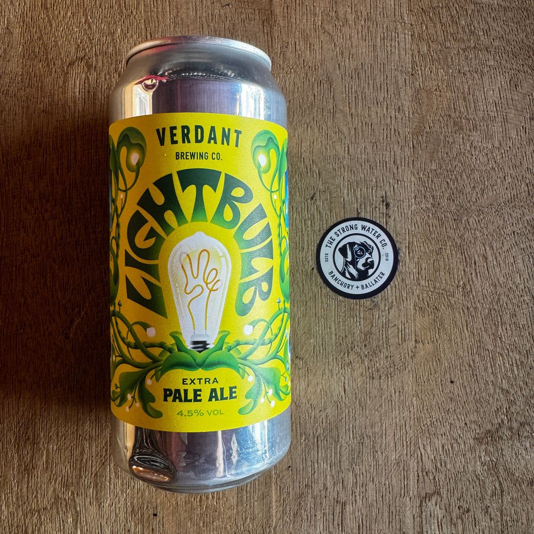 Lightbulb Extra Pale Ale Verdant Brewing Co hazy craft beer can