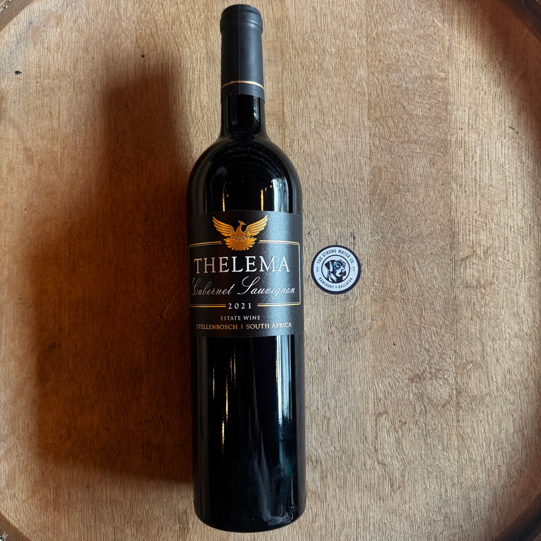 Thelema Cabernet Sauvignon South African red wine bottle