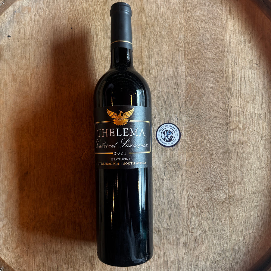 Thelema Cabernet Sauvignon South African red wine bottle