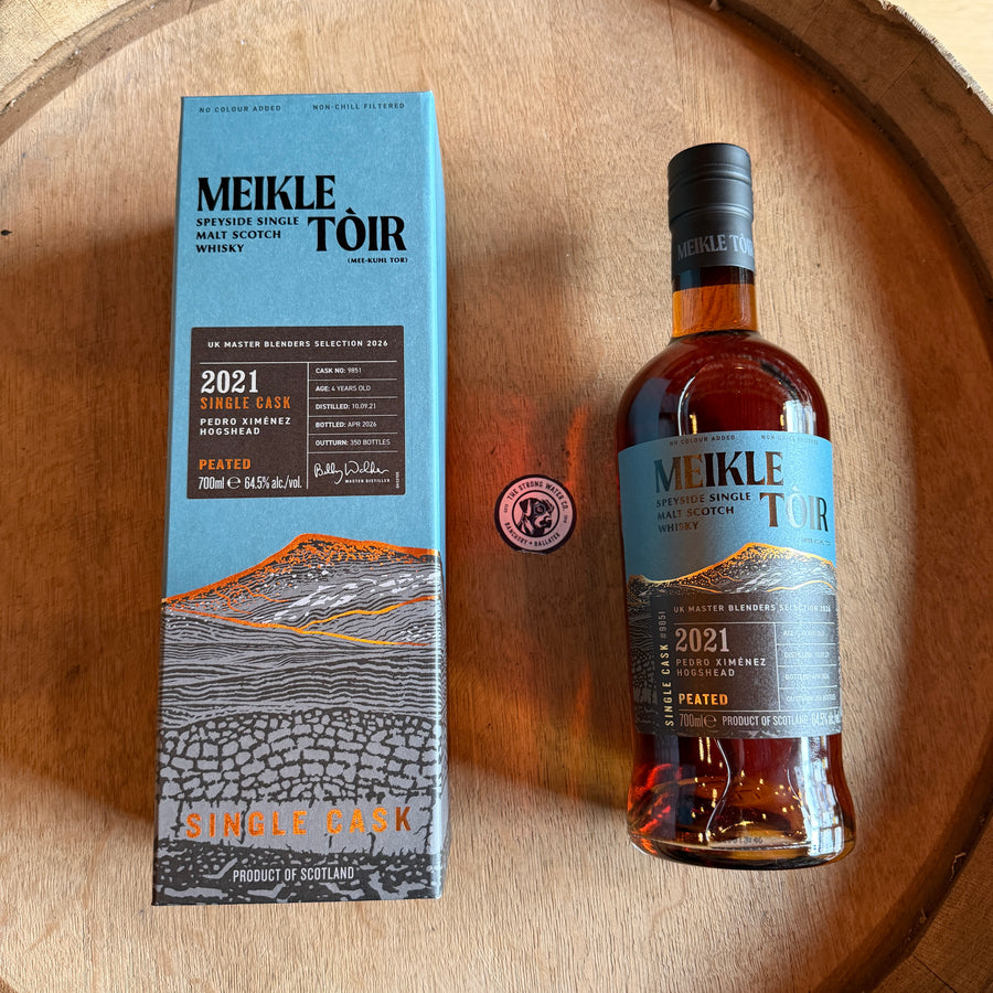The Meikle Tòir Single Cask 2021 bottle - banchory and ballater whisky shop