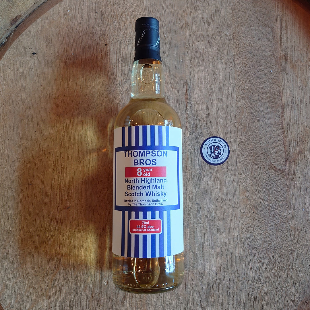 North Highland Blended Malt Scotch Whisky 8 Year Old Thompson Bros 70cl 44.9% Highland whisky bottle