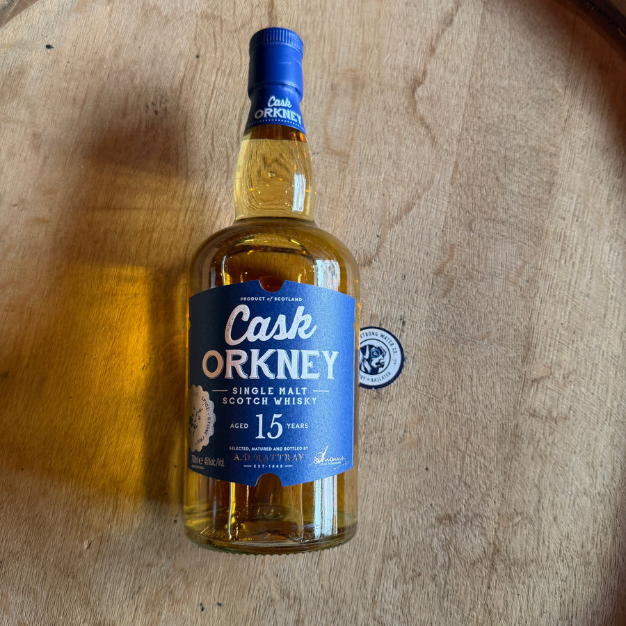 Cask Orkney 15 Year Old A.D. Rattray Single Malt Scotch Whisky 70cl