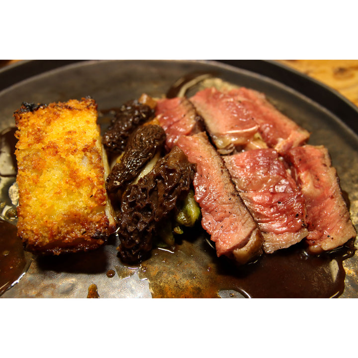 Cod Pintxos, Scotch Ribeye Steak, Ginger Pudding - Dine @ Home
