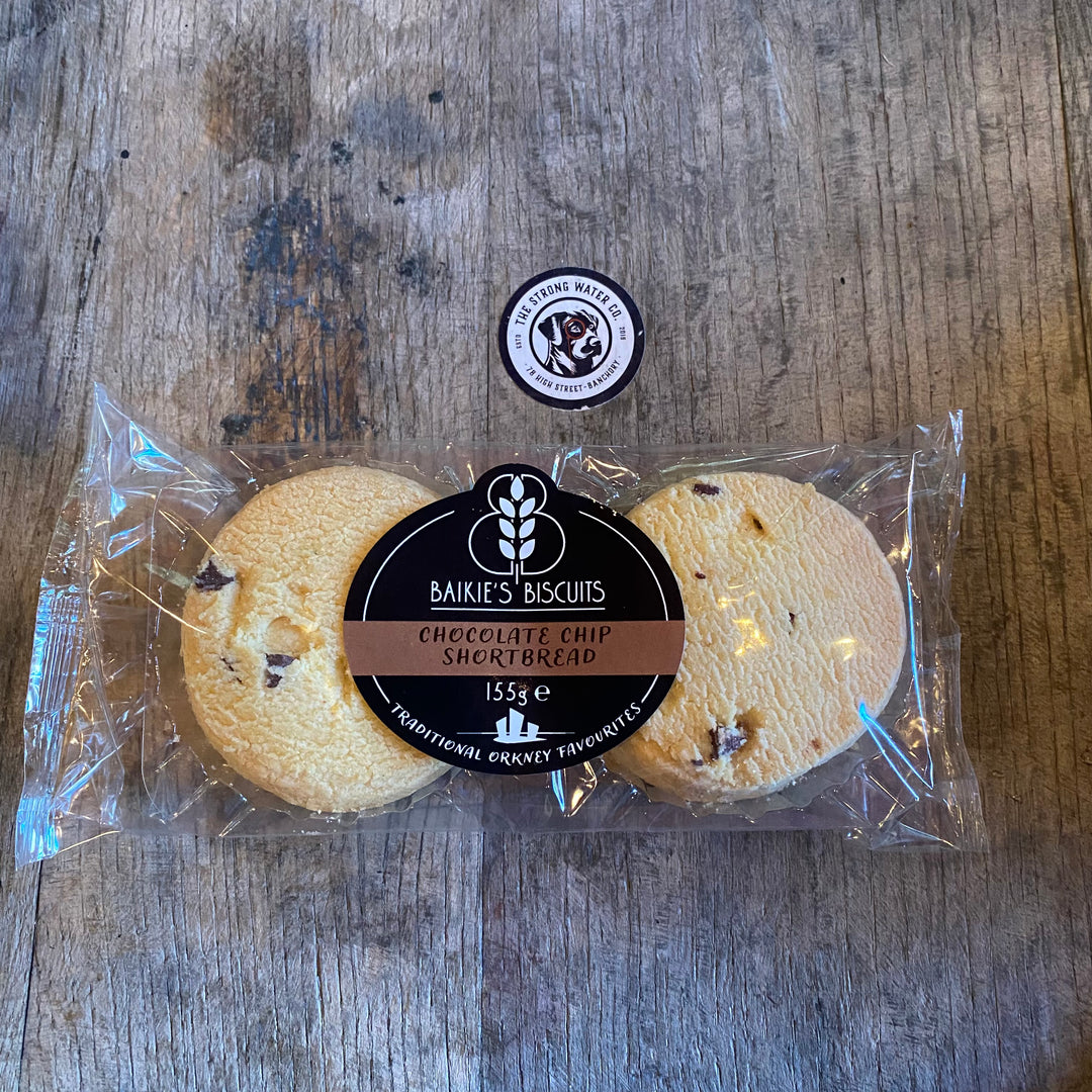 Chocolate Chip Shortbread -  Baikies Biscuits Orkney